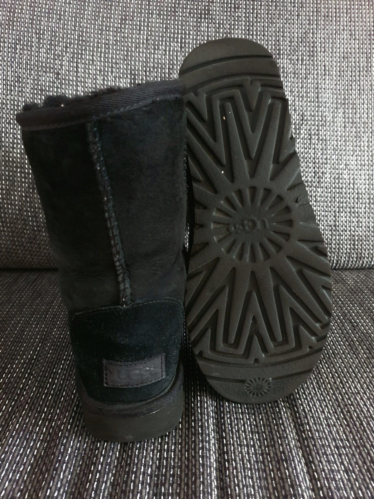 UGG classic short Zwart, UGG, Verzenden, Zwart, Lage of Enkellaarzen