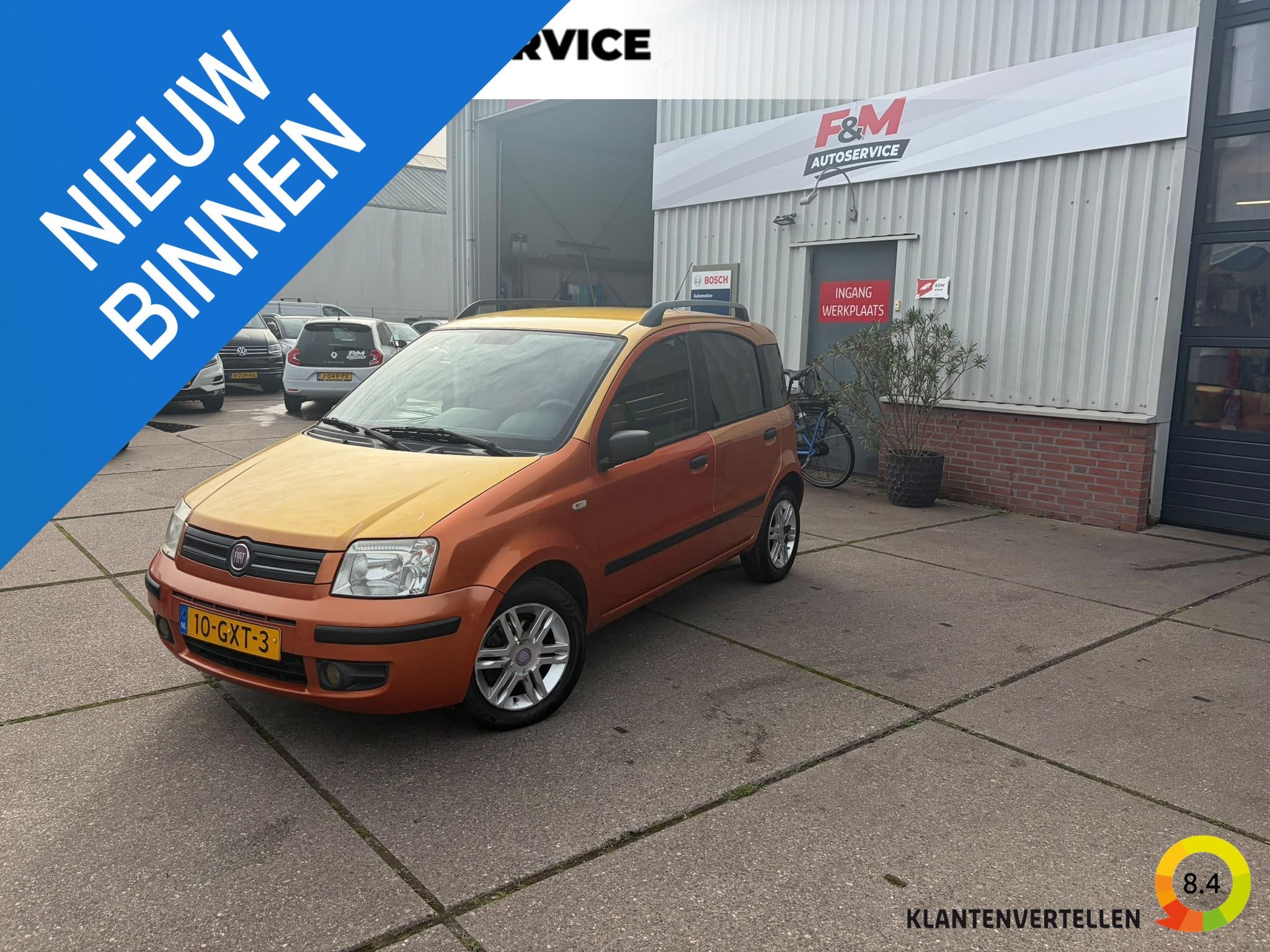 Fiat Panda 1.2 Emotion Airco, radio, Auto's, Voorwielaandrijving, Stof, Gebruikt, 1242 cc