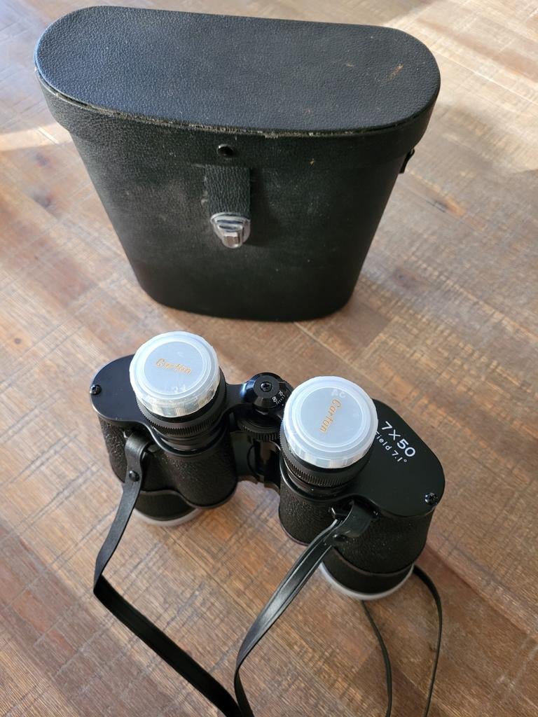 Verrekijker Carton met tas, Audio, Tv en Foto, Optische apparatuur | Verrekijkers, Ophalen of Verzenden, Overige typen