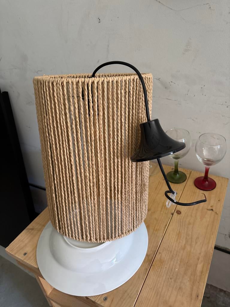 Nieuwe lamp met pendel en touw design, Ophalen of Verzenden, Zo goed als nieuw, Overige materialen