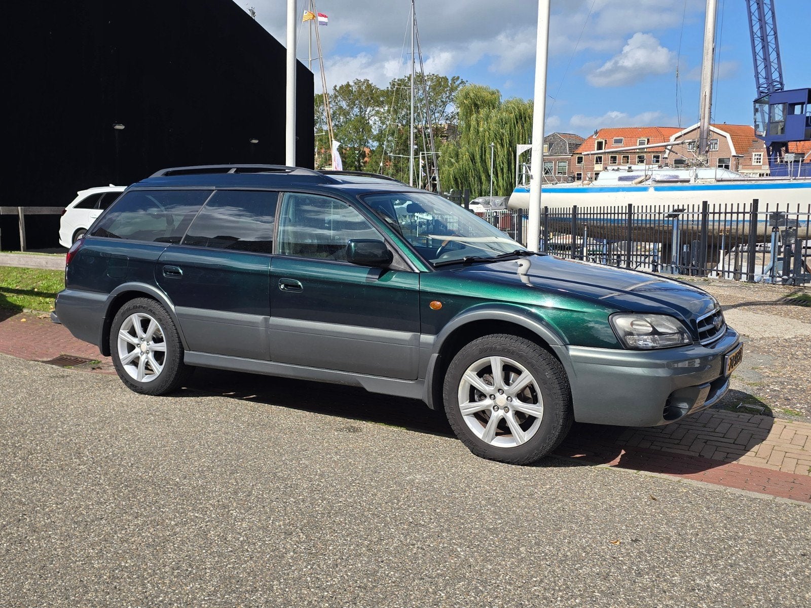 Subaru Legacy 3.0 H6 St.wgn Outback AUT AWD 2006 Groen, Auto's, Automaat, 1800 kg, Legacy, Stationwagon