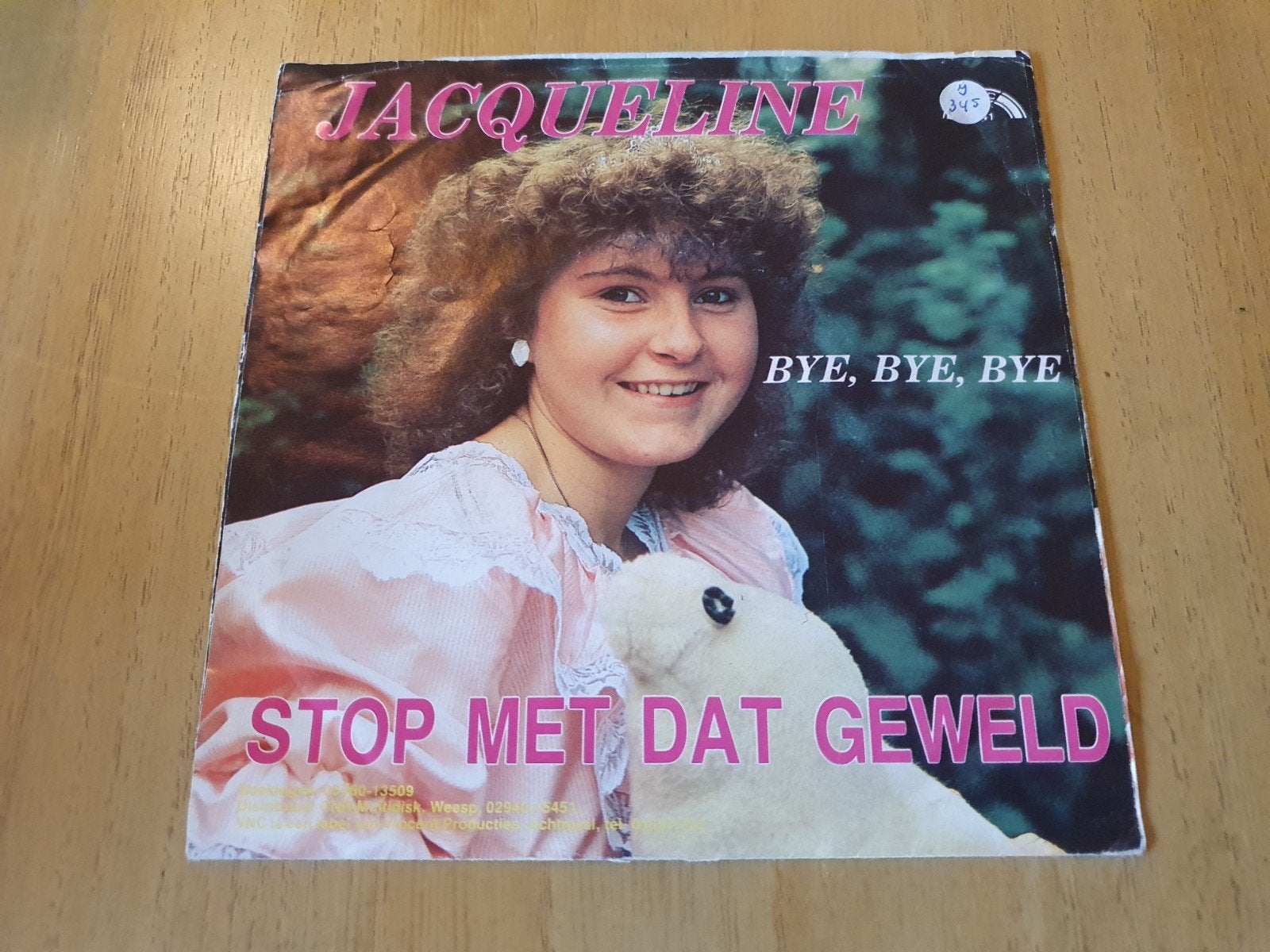 Jacqueline - Stop met dat geweld ( Piraten ) Zeldzame single, Cd's en Dvd's, Vinyl | Nederlandstalig, Ophalen of Verzenden, Zo goed als nieuw