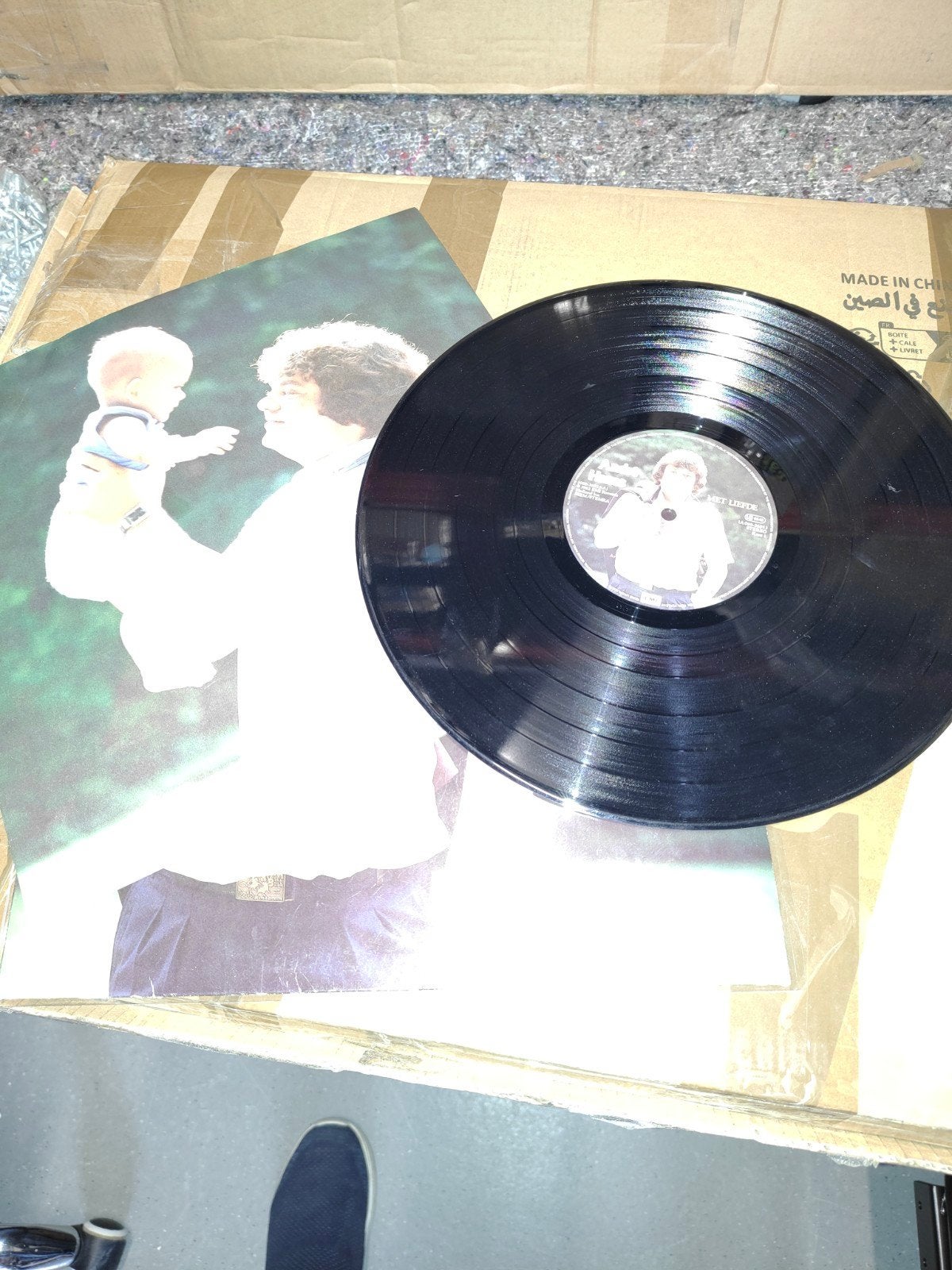 André Hazes Vinyl LP's: Gewoon André & Met Liefde, Gebruikt, 1980 - 1989, Ophalen of Verzenden, Levenslied of Smartlap