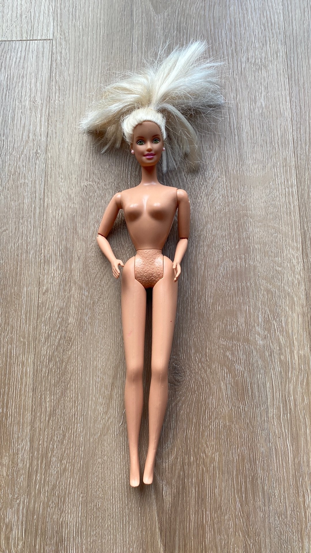 Vintage Barbie pop Mattel met bewegende armen uit 1966, Ophalen of Verzenden, Gebruikt, Barbie