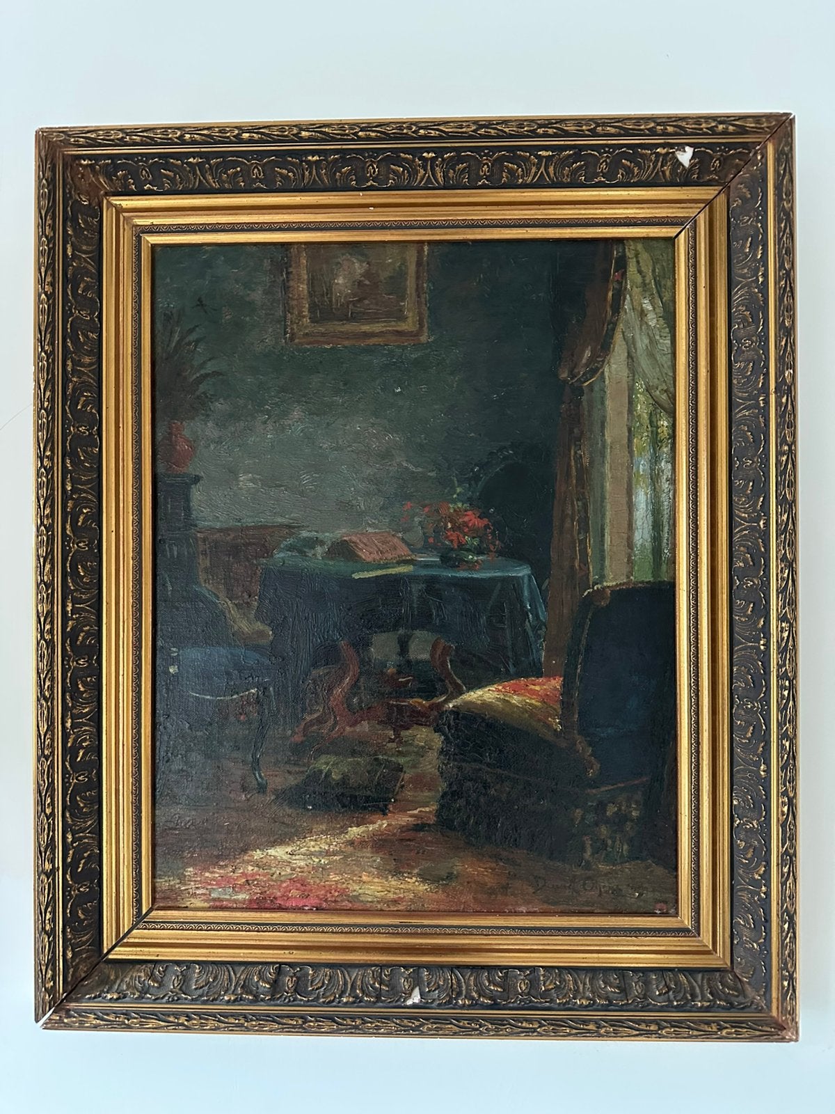 Antieke Schilderij David Oyens, Ophalen of Verzenden