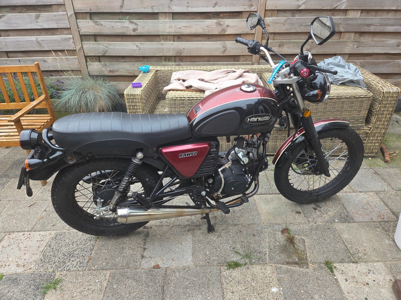 Hanway Raw 50 - 2022 - 886 km!, Ophalen, Gebruikt, Maximaal 45 km/u, 49 cc