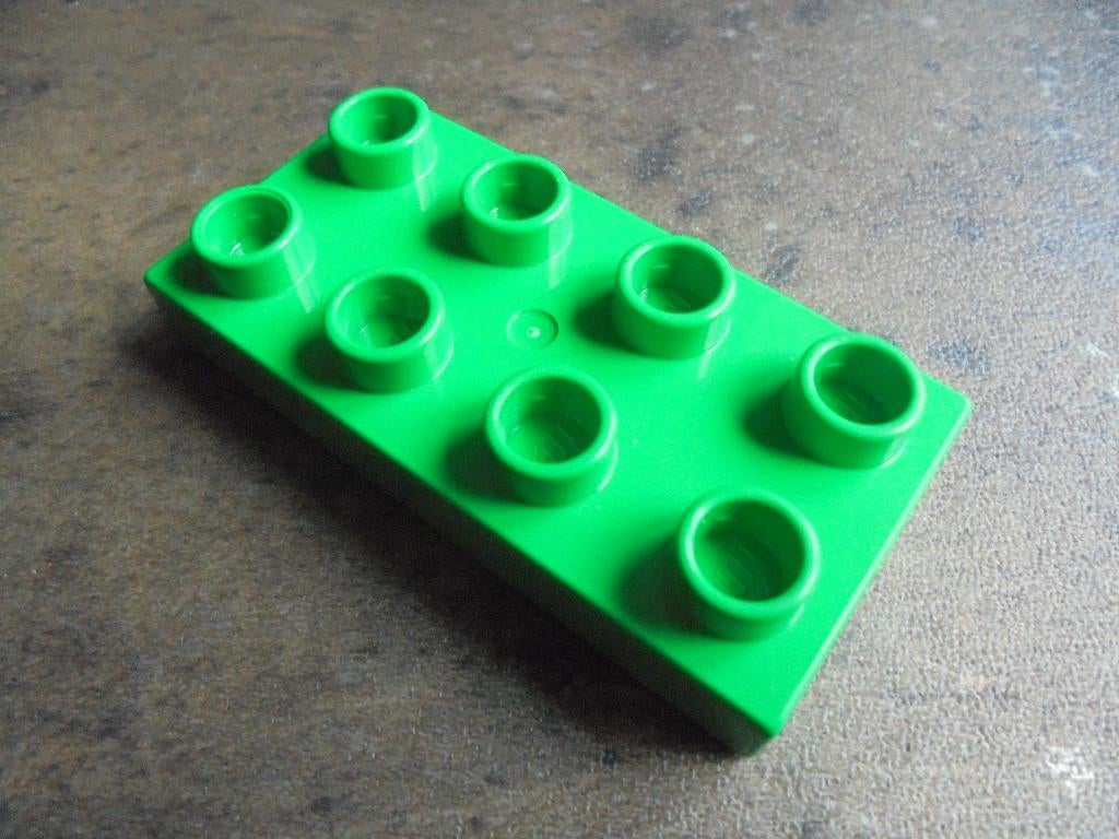 Lego Duplo Plate 2x4x0,5 (zie foto's) 78, Ophalen of Verzenden, Gebruikt, Losse stenen, Duplo