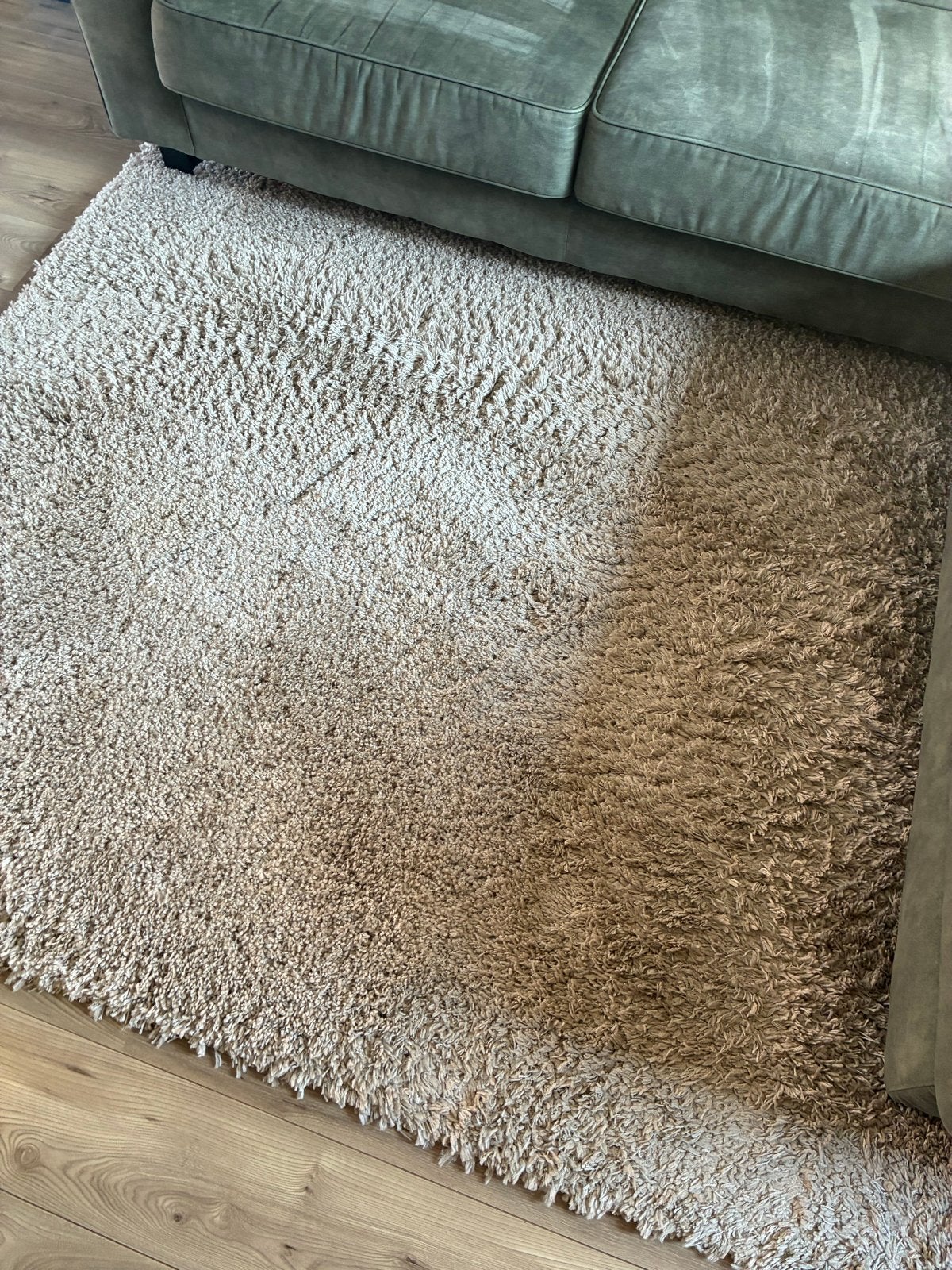 Prachtig vloerkleed Kwantum - Zo goed als nieuw, Ophalen, Beige, 150 tot 200 cm, 200 cm of meer
