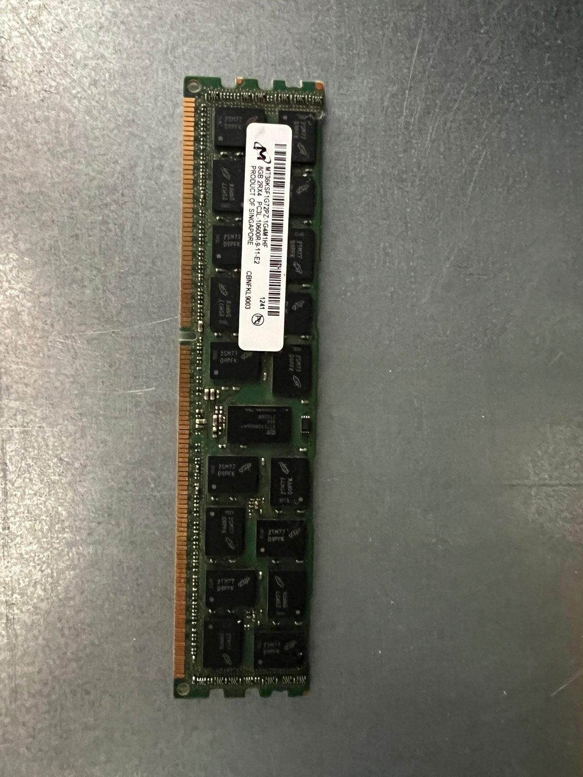 8GB DDR3 PC3L-10600R Server Geheugen RAM, Computers en Software, RAM geheugen, Server, 8 GB, DDR3, Ophalen of Verzenden