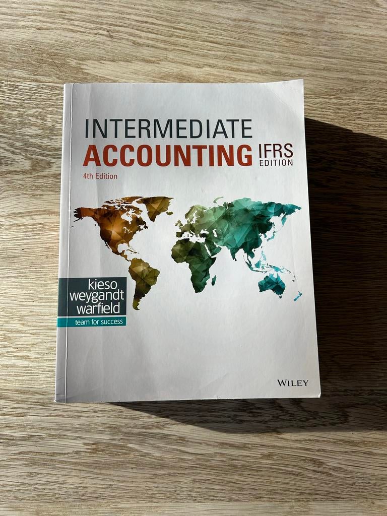 Intermediate Accounting IFRS Edition 4th Edition, Ophalen of Verzenden, Gamma, Zo goed als nieuw, WO
