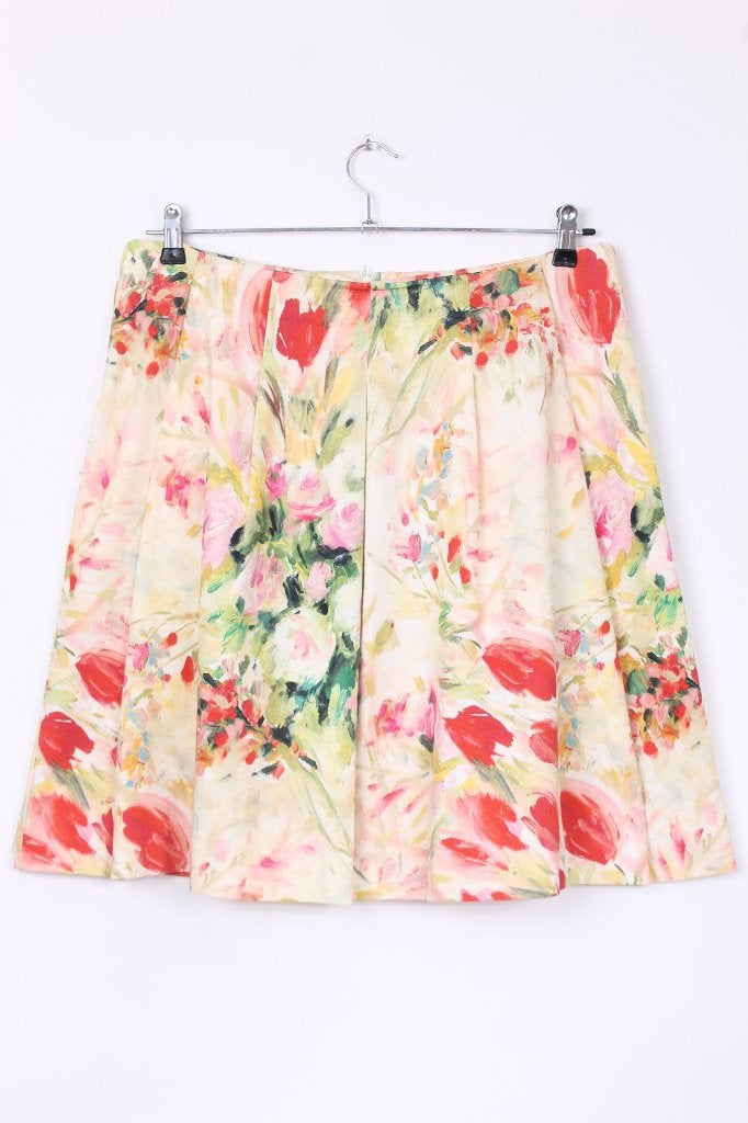 Zomer! Gebloemde rok PURDEY maat 42, Maat 42/44 (L), Ophalen of Verzenden, Zo goed als nieuw, Purdey