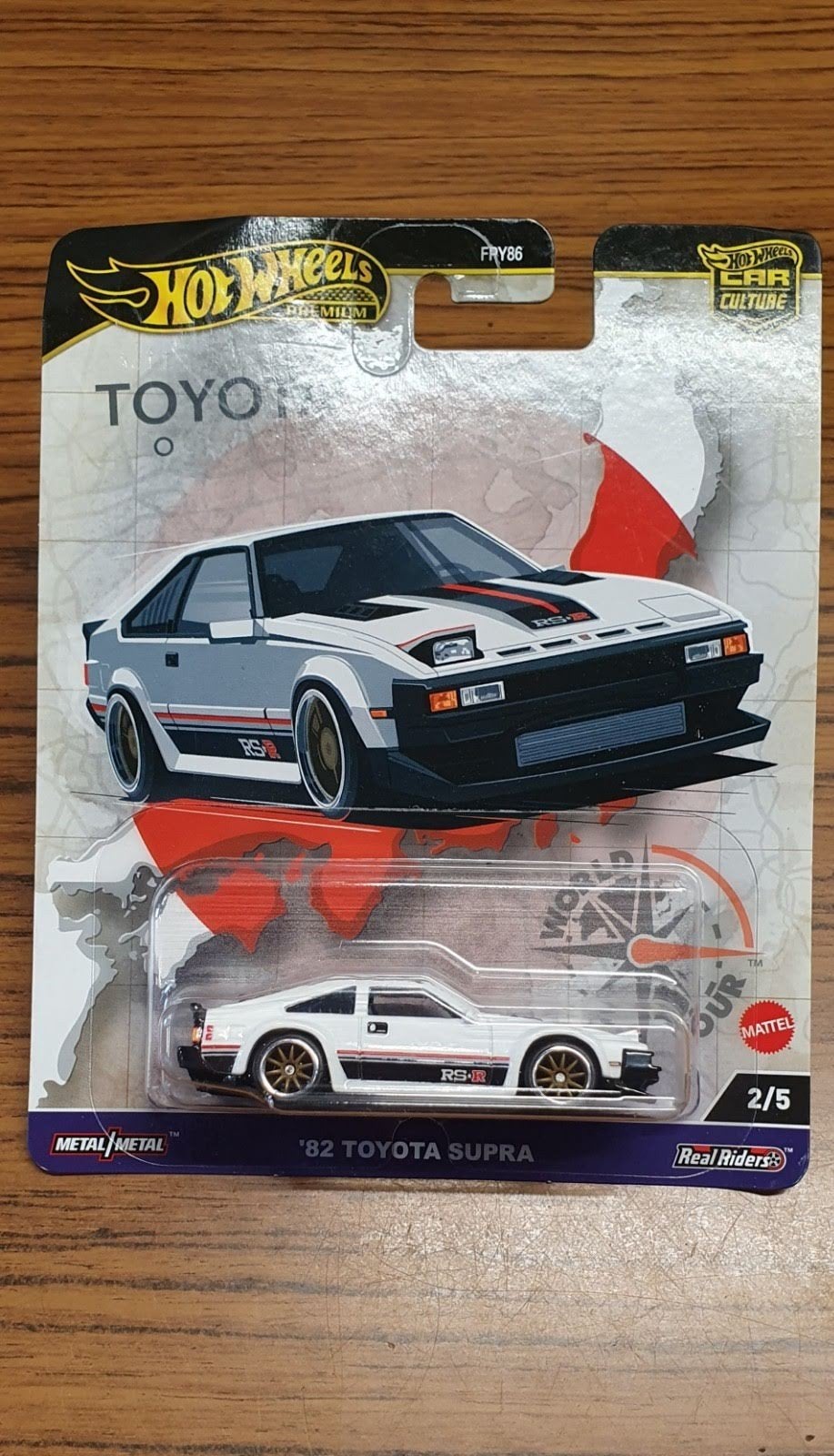 Hot Wheels Premium '82 Toyota Supra FRY86, Ophalen of Verzenden, Nieuw, Auto