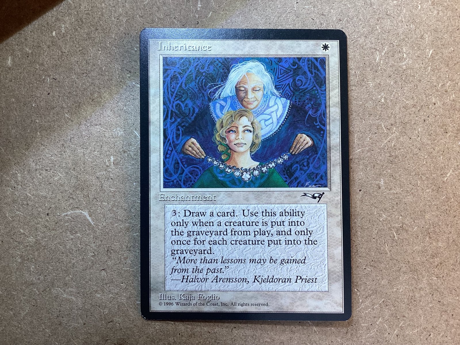 1x Inheritance (Near Mint), Ophalen of Verzenden, Zo goed als nieuw, Losse kaart