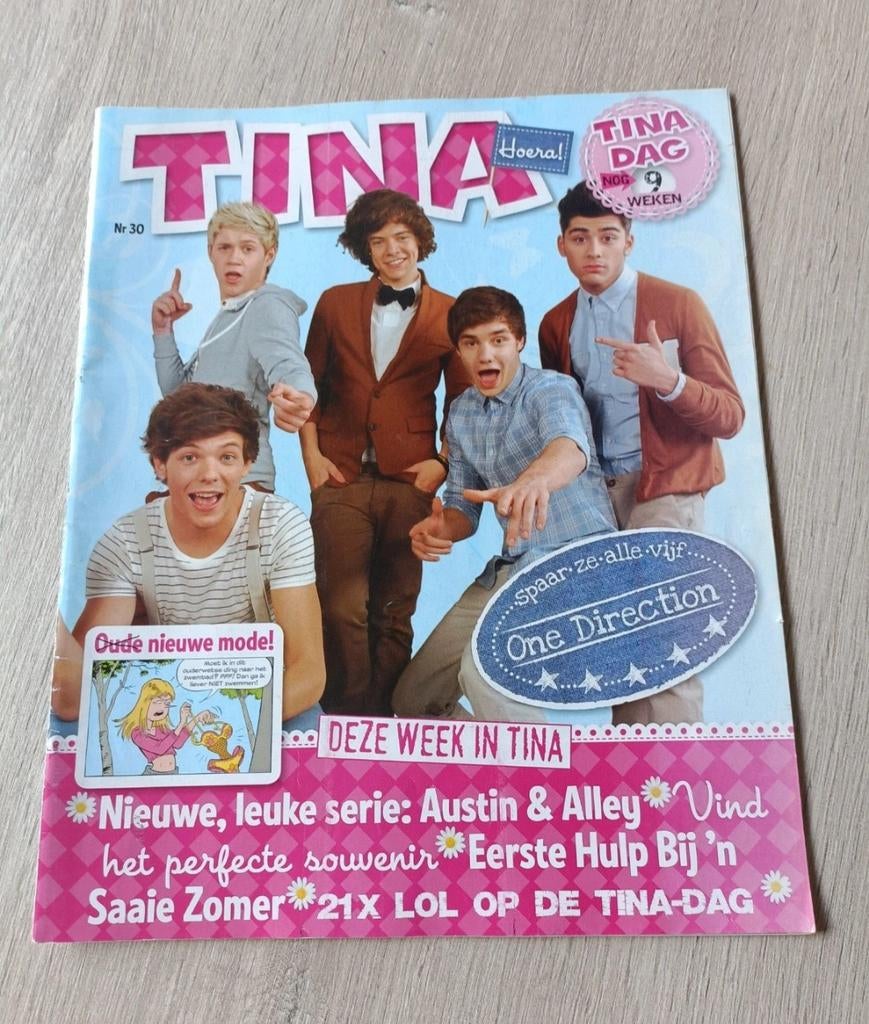 Tina Magazine Nr. 30 met One Direction, Verzenden, Gelezen, Damesbladen