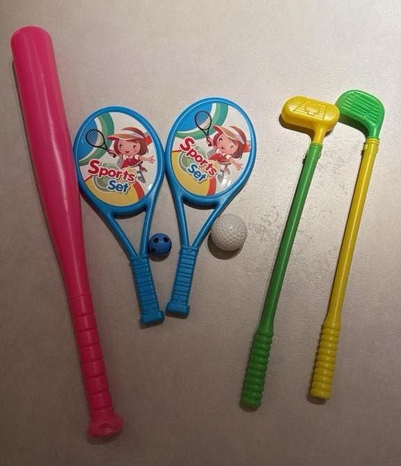 Handball golf tafeltennis tennis handball kids speelgoed, Ophalen of Verzenden, Zo goed als nieuw