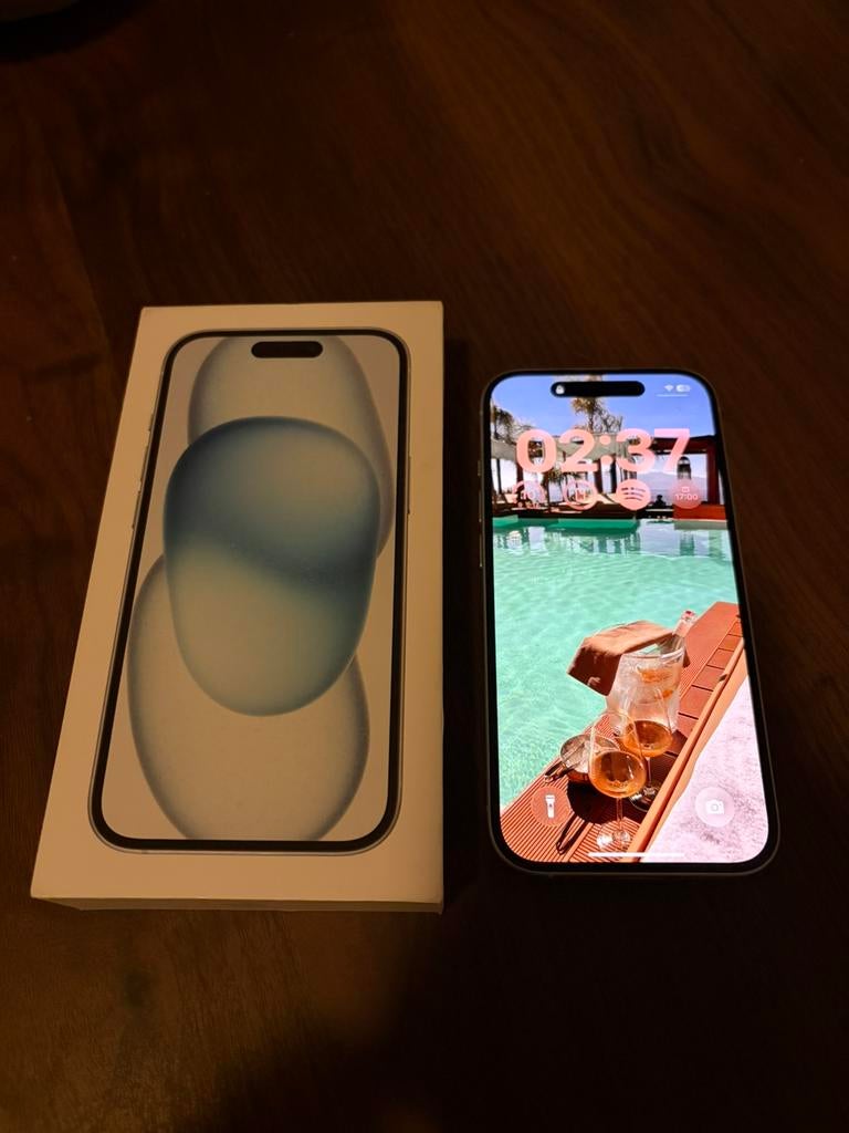 Iphone 15, Telecommunicatie, Mobiele telefoons | Apple iPhone, IPhone 15, Blauw, Zo goed als nieuw, Ophalen