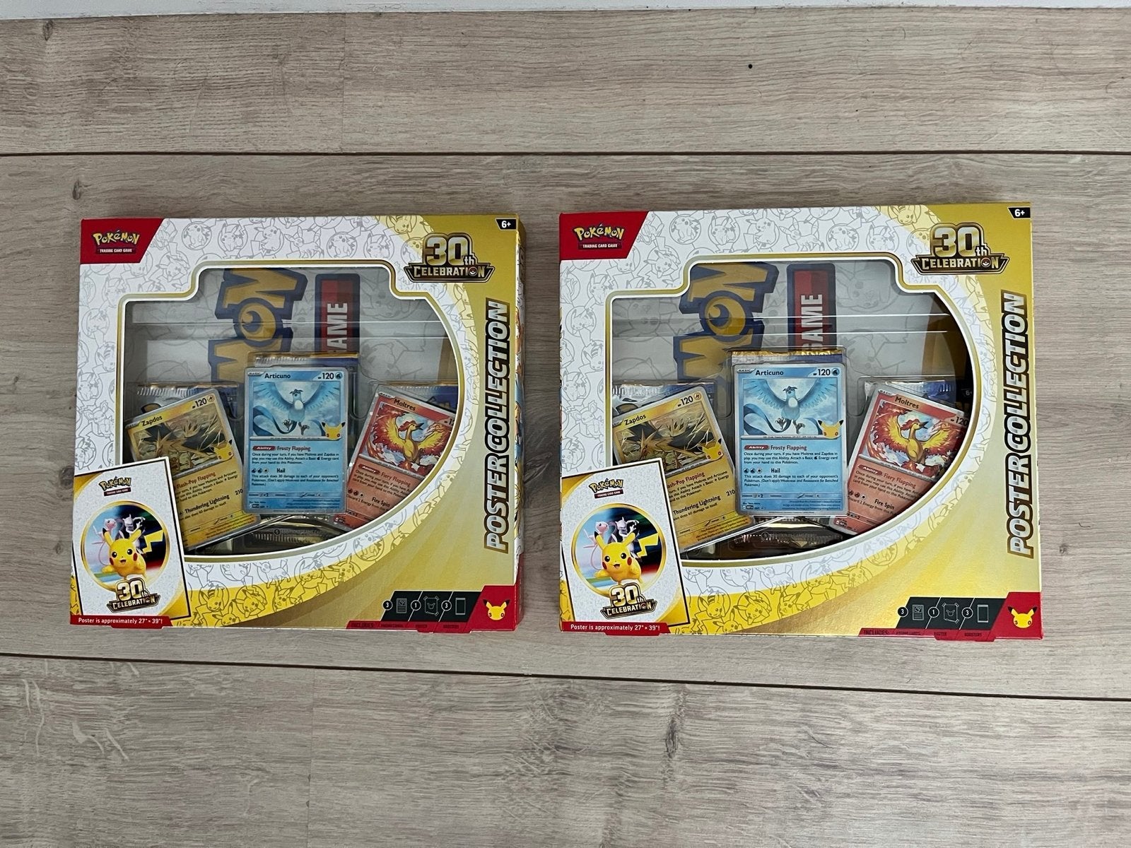 2 Pokémon 30th Anniversary Poster Collectie (2 stuks), Ophalen of Verzenden, Nieuw, Overige typen