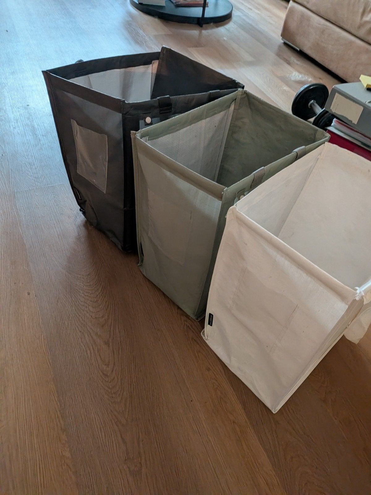 IKEA DIMPA Afvalscheidingtassen, Ophalen, Kunststof, Gebruikt, 50 tot 75 cm