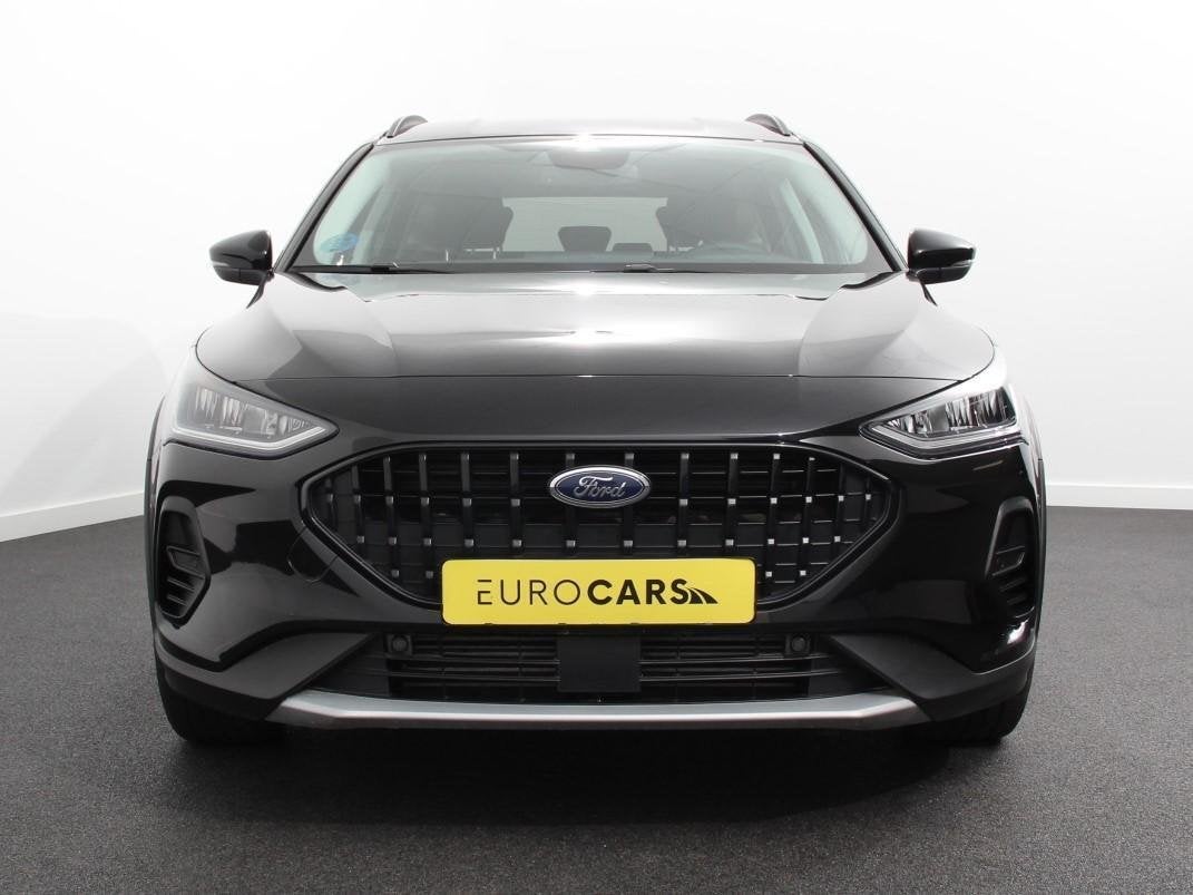 Ford Focus Wagon 1.0 EcoBoost 155pk Hybrid Active X Navigati, Auto's, Stof, Gebruikt, Euro 6, Zwart