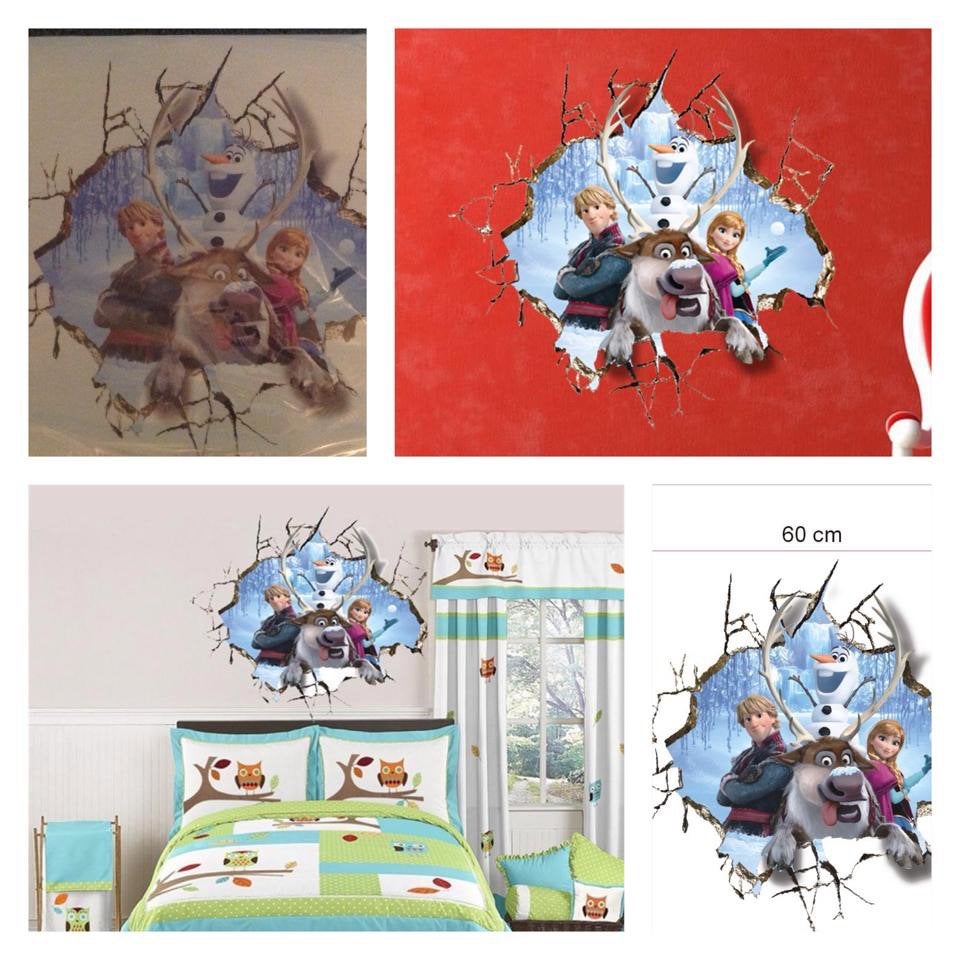 Frozen muurstickers voor de echte frozen fan !!, Ophalen of Verzenden, Nieuw, Overige typen