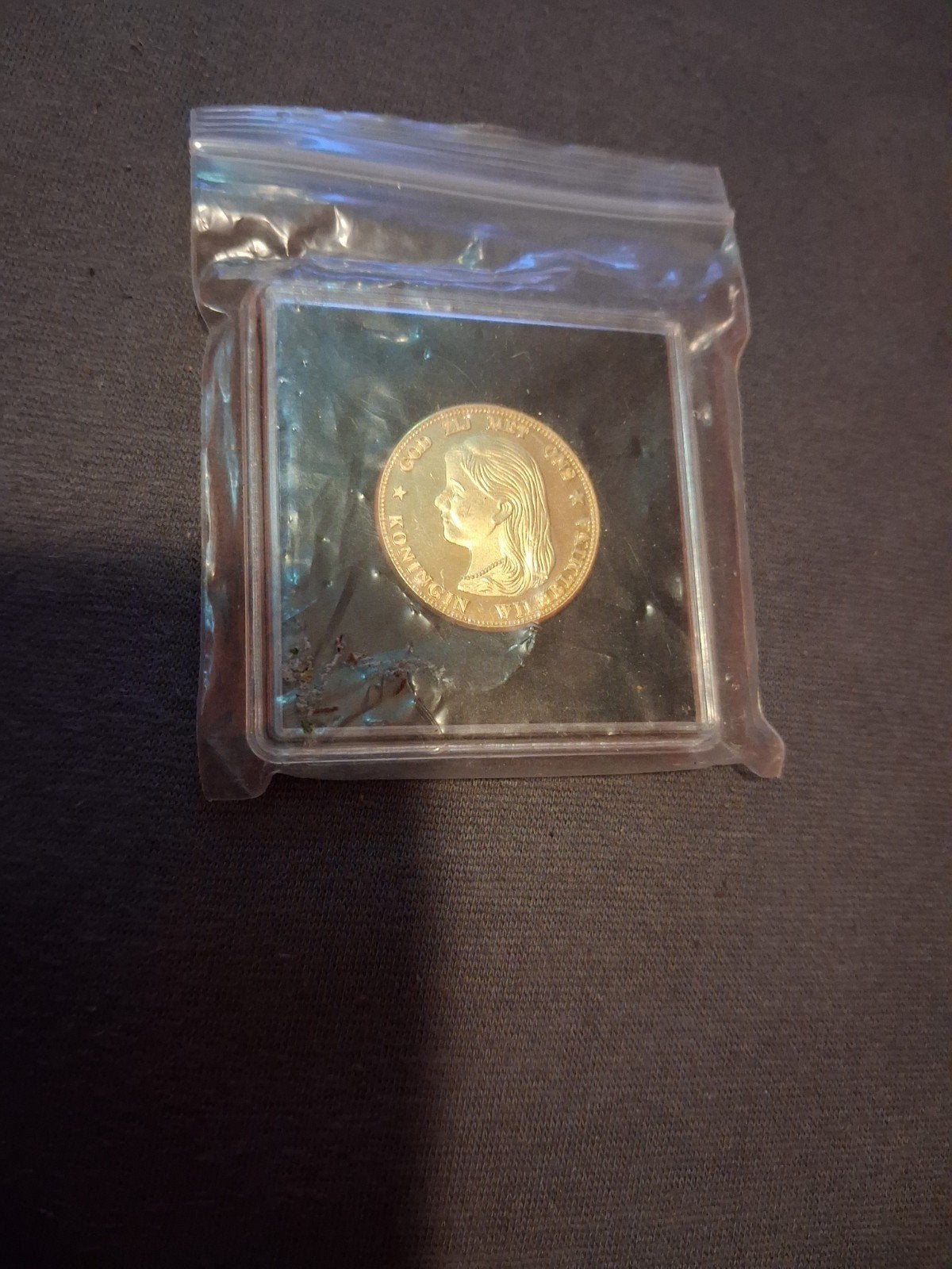Gouden munt Koningin Wilhelmina herdruking, Ophalen, Koningin Wilhelmina, Losse munt, Goud