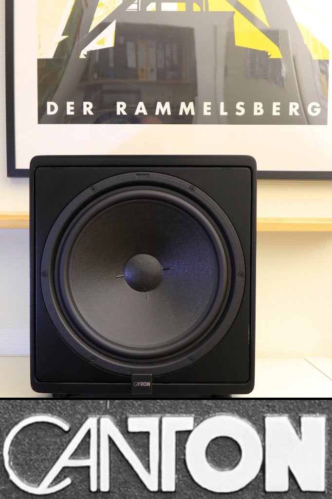 ( vintage) Canton subwoofer Plus C, Audio, Tv en Foto, Overige merken, Subwoofer, Ophalen of Verzenden, Zo goed als nieuw