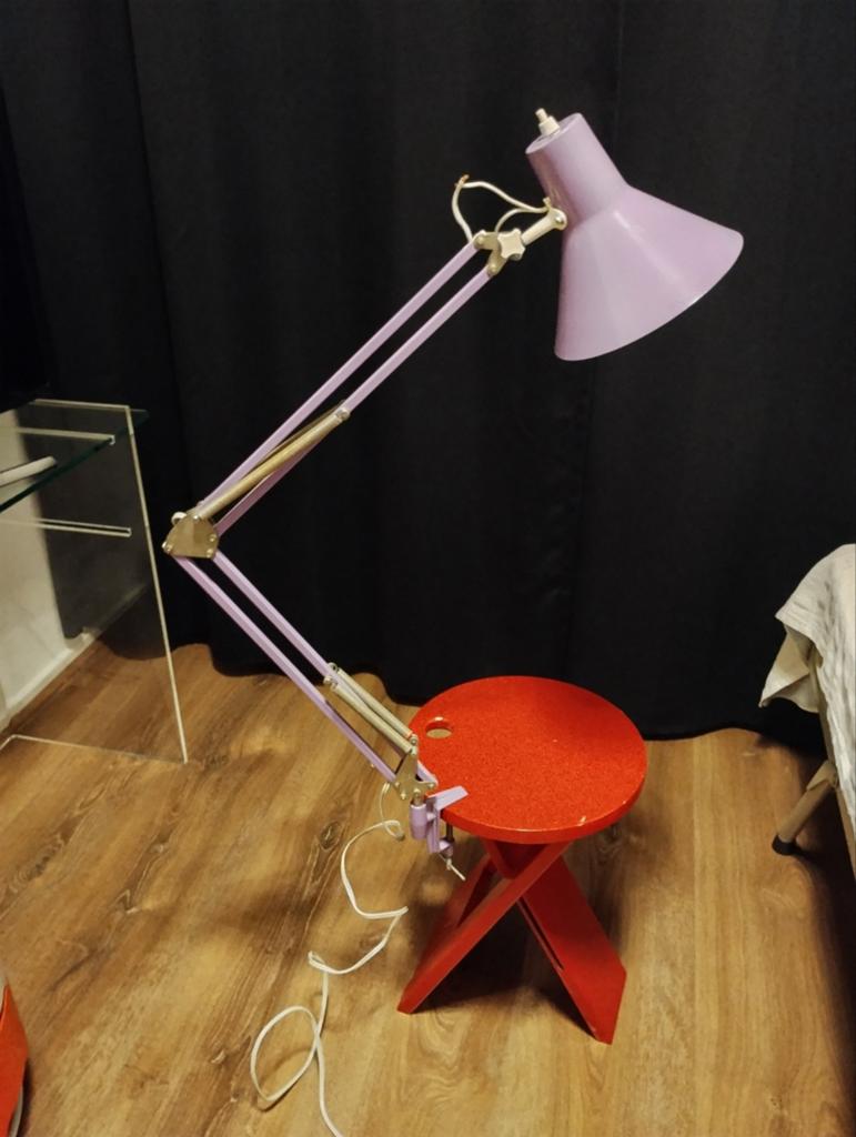 Vintage Lyskaer Belysning anglepoise tafel bureau werklamp, Ophalen of Verzenden, Gebruikt, Minder dan 50 cm