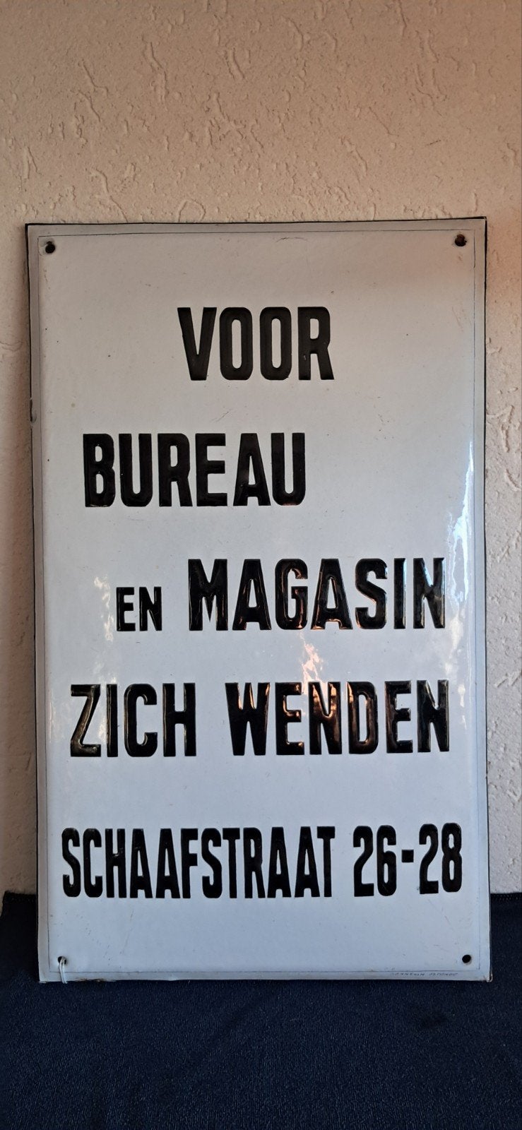 emaille bord, Ophalen of Verzenden, Reclamebord