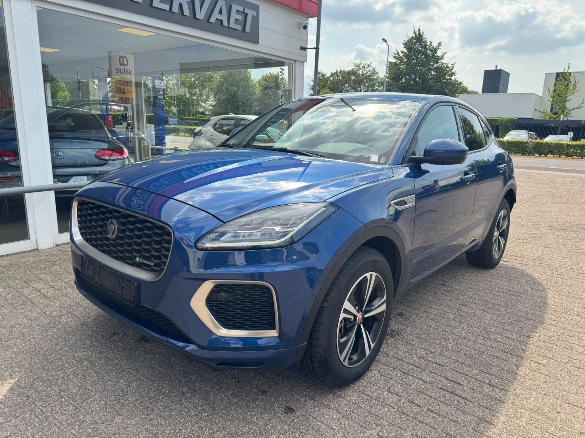 Jaguar E-Pace 1.5 P300e AWD R-Dynamic S (bj 2022, automaat), Auto's, Jaguar, 309 pk, Blauw, Overige kleuren, Hybride Elektrisch/Benzine