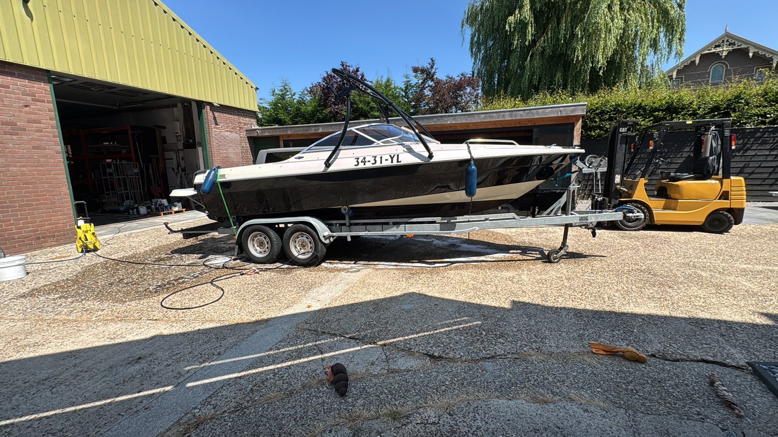 Bayliner 195 Bowrider 2002, Waketower, Compleet met trailer, Watersport en Boten, Speedboten, Ophalen, Bayliner