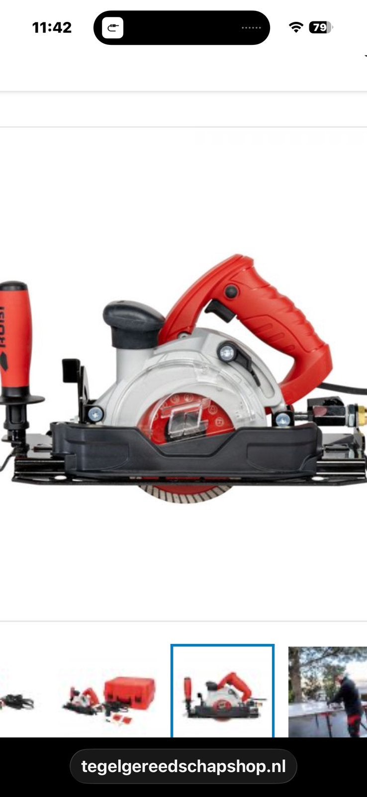 Rubi TC-125 G2 tegelzaagmachine | 1,7PK. Nieuw, Ophalen of Verzenden, Nieuw