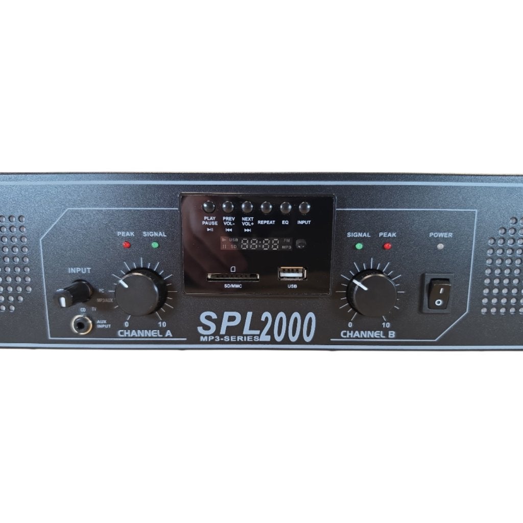 Skytec SPL 2000 Versterker, Skytec, Zo goed als nieuw, Info@skytec.com, Kelvinlaan 7, 9207 JB Drachten, Nederland