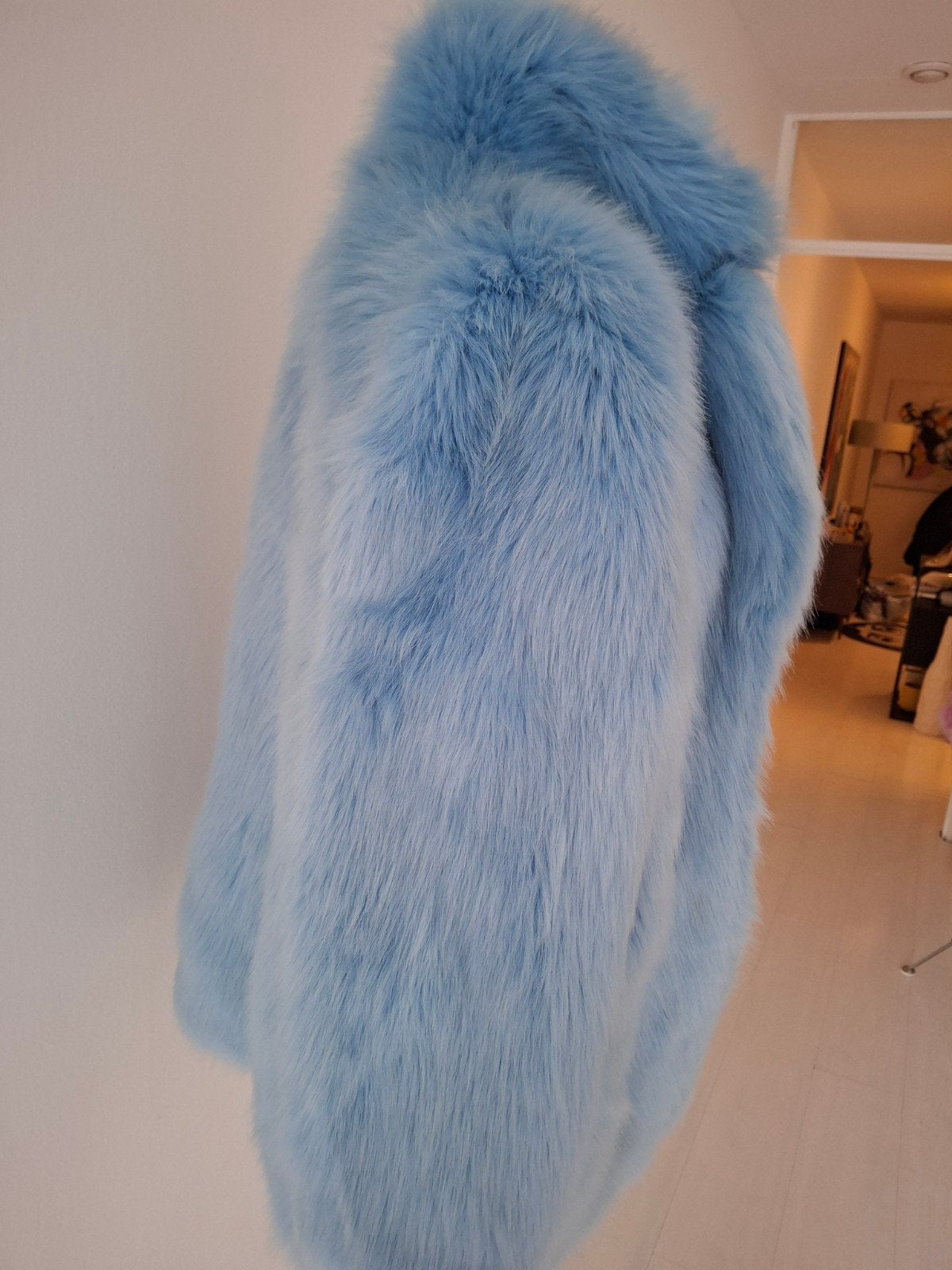 bontjassen, Kleding | Dames, Jassen | Winter, H&M, Blauw, Gedragen, Ophalen
