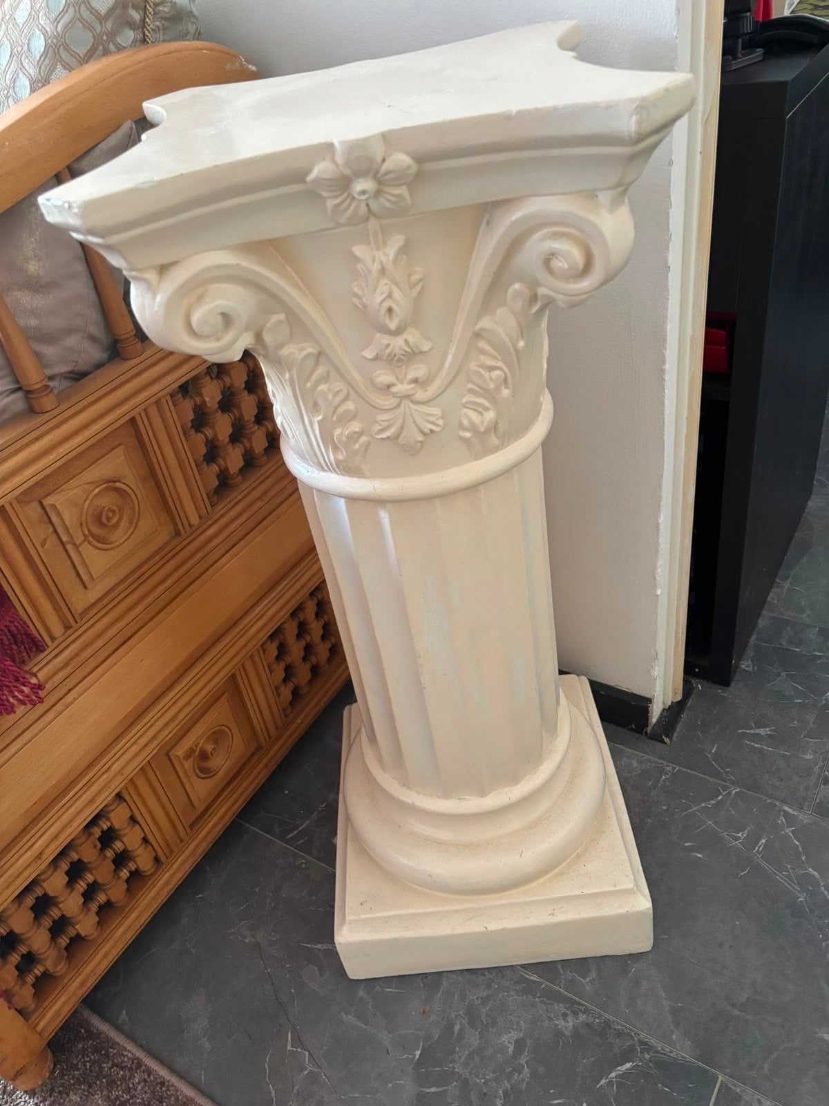 Decoratieve zuil / pilaar - Klassieke stijl, Huis en Inrichting, Woonaccessoires | Zuilen en Pilaren, Ophalen, Zo goed als nieuw