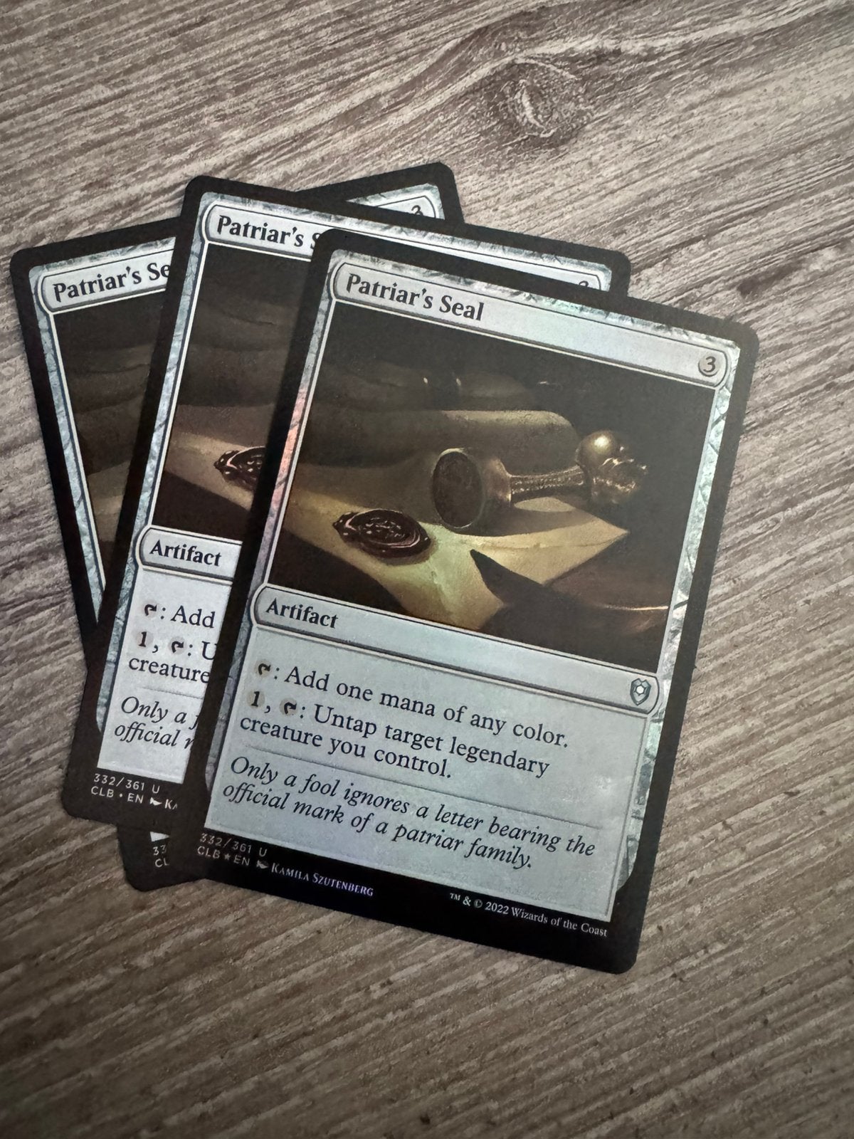 Patriar's Seal - Commander Legends: Battle for Baldur's Gate, Verzenden, Zo goed als nieuw, Foil