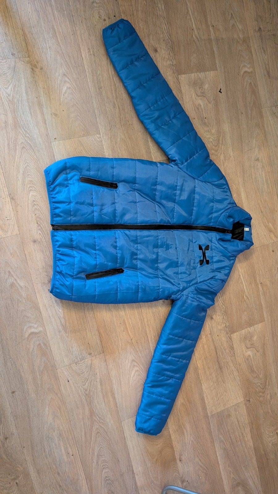 Blauw windjack, Ophalen, Nieuw, Maat 56/58 (XL), Blauw