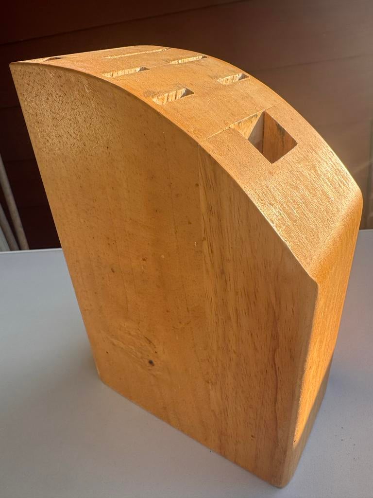Houten messenblok voor keukenmessen, Ophalen, Hout, Overige typen, Gebruikt