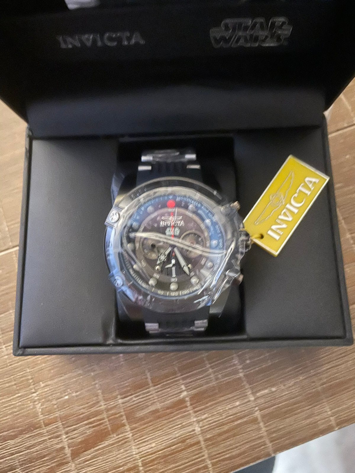 Invicta star wars limited edition model nummer 26066, Overige merken, Staal, Polshorloge, Nieuw