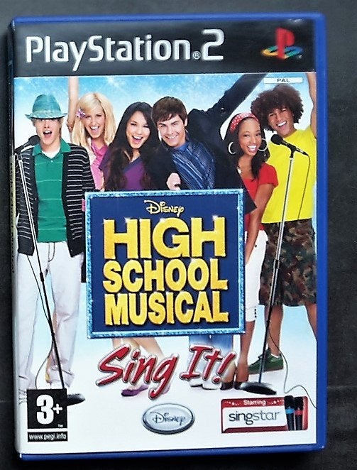 PS2 - High School Musical Sing it - Playstation 2 Zingen, Muziek, 1 speler, Ophalen of Verzenden, Zo goed als nieuw