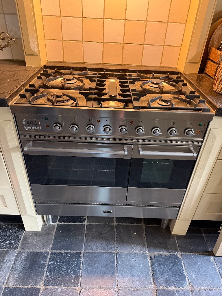 boretti gasfornuis met 2 ovens, Witgoed en Apparatuur, Ophalen, Gebruikt, 60 cm of meer, Gas