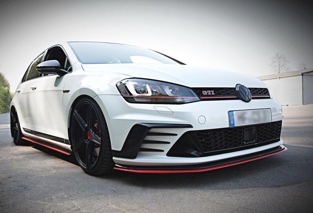 Maxton Spoiler Lip Splitter Geschikt Voor Vw Golf 7 GTI Club, Verzenden, Automotive Parts, A.parts@hotmail.nl, Trasmolenlaan 12 3447 GZ Woerden