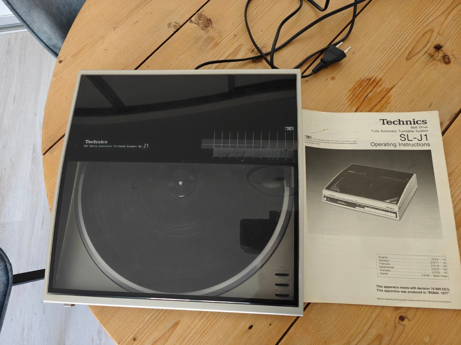 Technics SL-J1  platenspeler Linear - vol automaat, Gebruikt, Automatisch, Ophalen of Verzenden, Platenspeler