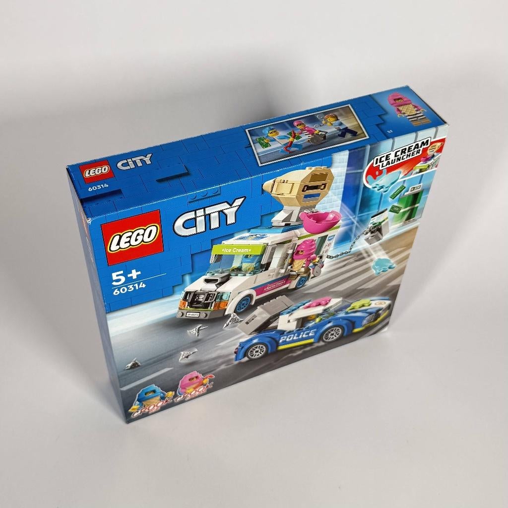 LEGO City 60314 IJswagen Politieachtervolging – Nieuw, Kinderen en Baby's, City, Lego, Nieuw, Ophalen of Verzenden