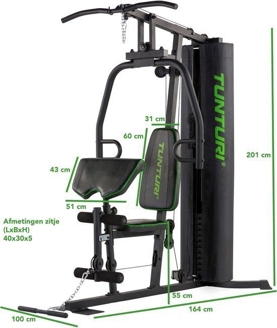 Tunturi Krachtstation Home Gym HG 20, Ophalen, Benen, Krachtstation, Zo goed als nieuw