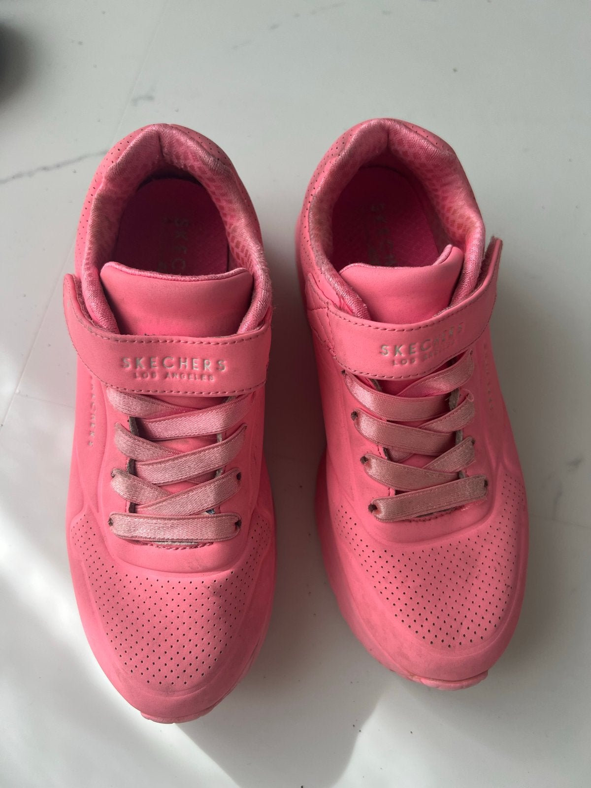 Skechers roze sneakers voor meisjes, maat 34, Ophalen of Verzenden, Gebruikt, Meisje, Sportschoenen