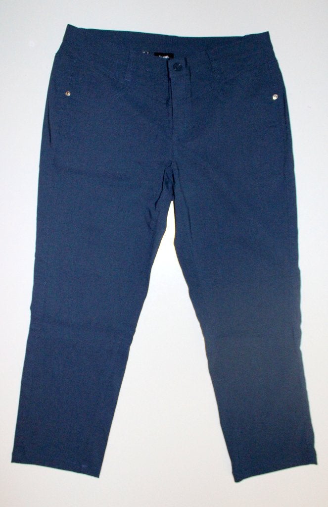 NIEUW BPC Bonprix broek pantalon maat 42 maat L donkerblauw, Bonprix, Blauw, Maat 42/44 (L), Nieuw