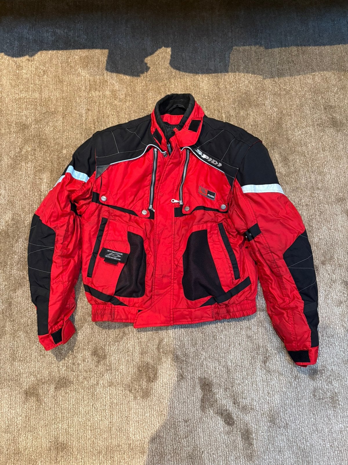 Motorjas maat L, Motoren, Kleding | Motorkleding, Ophalen of Verzenden, Tweedehands, Kinderen, Jas | textiel