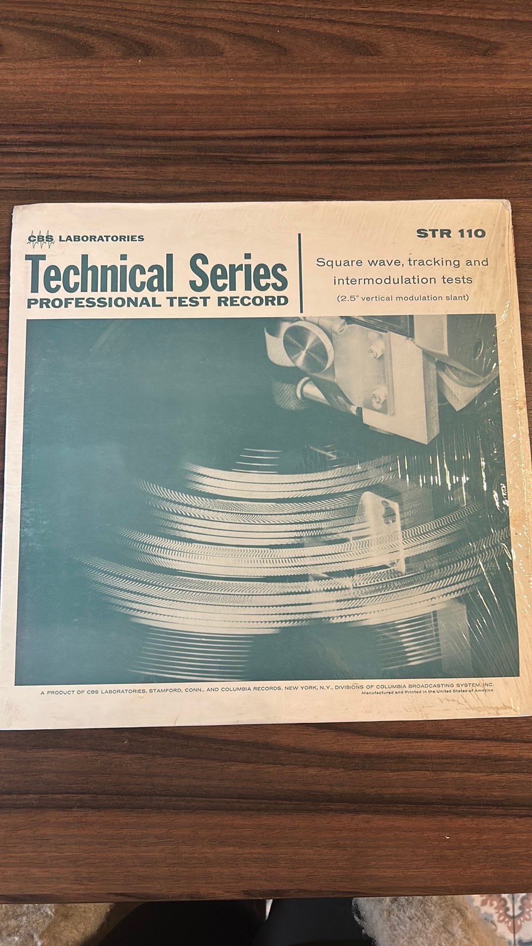 CBS Laboratories STR 110 Professional Test Record, Geseald, Ophalen of Verzenden, 1970 - 1979, 12 inch