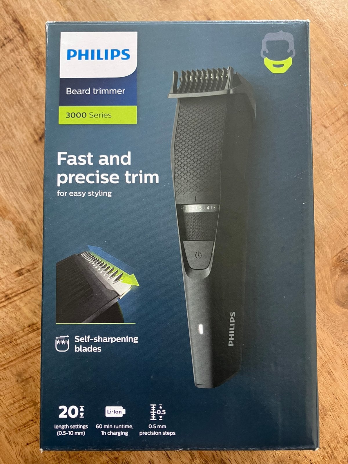 Philips baard trimmer, Ophalen of Verzenden, Zo goed als nieuw, Scheren en Epileren