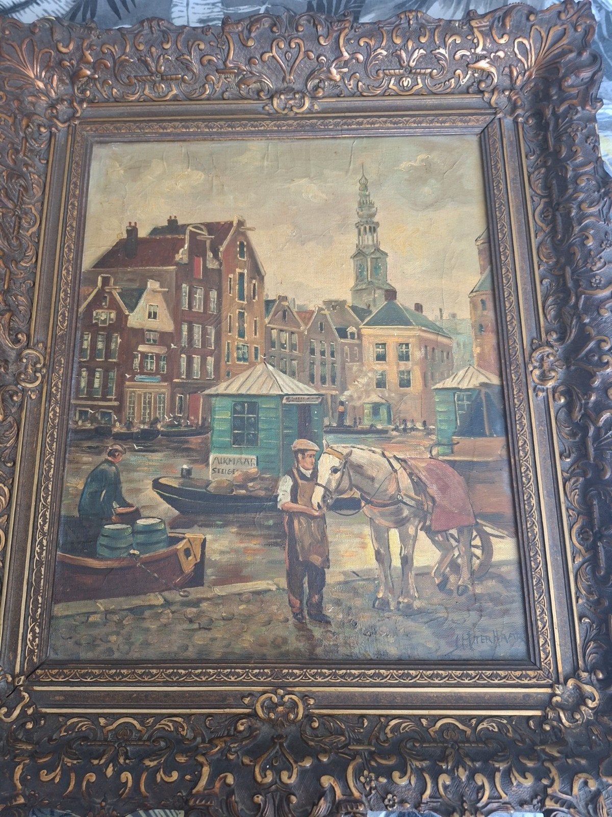 Antiek schilderij, Antiek en Kunst, Kunst | Schilderijen | Klassiek, Ophalen